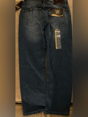 Lee Slim Straight Dark Blue Girl (Size 8)  Jeans
